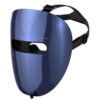 Masque facial LED en silicone rechargeable personnalisé OEM, appareil de soin de la peau à lumière rouge PDT