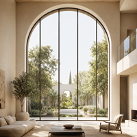 Système de mur-rideau ALUFRONT pour fenêtres résidentielles avec vitrage sur mesure et profilés en aluminium pour villas, condos et appartements