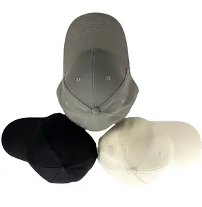 Ekonomik kavisli ağız ayarlanabilir yetişkin beyzbol şapkası polar astarlı beyzbol şapkası basit altı adet beyzbol bez kapağı