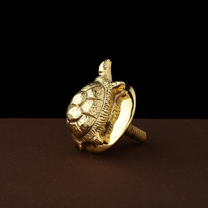 Decorative Tortoise <b>Drawer</b> <b>Knob</b> Antique Brass Cabinet <b>Knob</b> Furniture Hardware Handle for Doors and Cabinets - Product Image 1