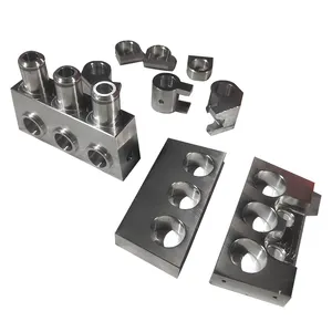 CNC machined custom aluminum brass titanium stainless steel CNC parts provide turning milling services to manufacturers