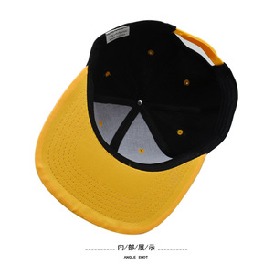 Unisex Maßgefertigte 6-Panel Sportliche Snapback-Kappen mit Handgestickten Schleifen-Patches Flacher Schirm Einfaches Logo für Erwachsene Hip-Hop - Product Image 6