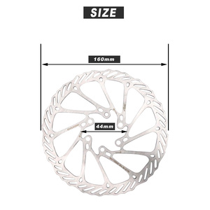 Disque de frein RIDERACE pour vélo, durable, haute précision, acier inoxydable, 6 boulons, plaquettes de frein G3, pièces et accessoires pour VTT et vélo de route - Product Image 5