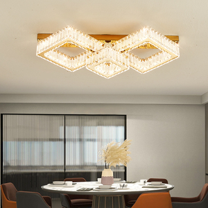 2025 mới Trung Sơn Thiết kế sang trọng hiện đại đơn giản sáng tạo phong cách LED trần đèn ánh sáng cho phòng khách 6000K màu AC - Product Image 4