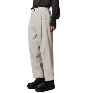 Pantalones Baggy de Hombre Personalizados de Pana Vintage Clásica con Pliegue Único, Cintura Semi-elástica, Elásticos y de Corte Recto a la Altura del Tobillo - Product Image 2