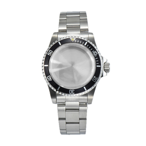 39.5MM <span class=keywords><strong>Vintage</strong></span> Cas Saphir Verre NH35 Montre Accessoires Montre Boîtier 120 Cliquez Plat Saphir Cristal <span class=keywords><strong>Lunette</strong></span> - Product Image 1