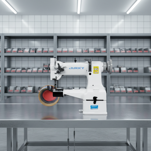 Máquina de coser de cilindro de alimentación compuesta de una aguja JUKKY, ideal para calzado, bolsos, cuero grueso <span class=keywords><strong>y</strong></span> fabricación de pelucas. - Product Image 1