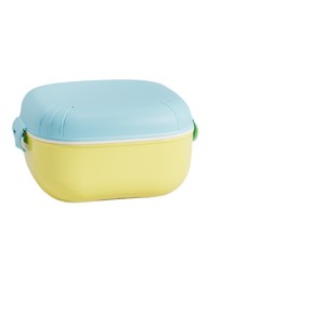 Childrens Lunch Box <b>Microwave</b> Safe Food Grade PP Material Rectangle Airtight With <b>Lid</b> For School And Home Use - Product Image 2