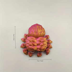 Ornements décoratifs vert rêveur sans fermeture, magnifique jouet araignée imprimé en 3D, fabriqué en PLA durable, service de moulage inclus - Product Image 2