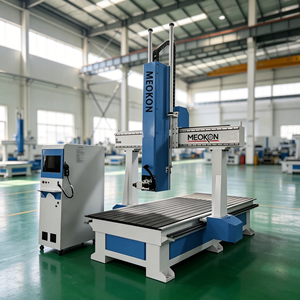 Machine de gravure CNC 4 axes à <span class=keywords><strong>portique</strong></span> haut avec tête pivotante pour le mousse, l'EPS et le <span class=keywords><strong>bois</strong></span> - Product Image 1