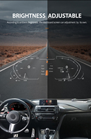 Panel Dashboard LCD 12,3 inci Virtual Cockpit Speedometer untuk Seri 1/2 F20-F23/F45-F49 Sistem Operasi Linux Plug & Play Instrument Cluster
