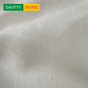 Rideaux en tulle à <span class=keywords><strong>motif</strong></span> <span class=keywords><strong>bambou</strong></span> luxueux et protecteurs contre les UV, 100% polyester, style moderne, ouverture bipartite gauche/droite - Product Image 6