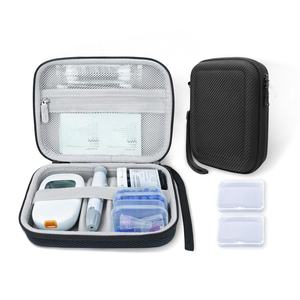 Benutzer definierte Reise Diabetiker EVA Fall für Blutzucker messgerät Teststreifen Insulin Pen Lancet Spritze Alkohol Wischt uch Diabetes Tasche - Product Image 1
