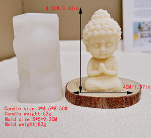 Estatua de <span class=keywords><strong>Buda</strong></span> Sakyamuni budismo estatua de <span class=keywords><strong>Buda</strong></span> sentado vela de resina <span class=keywords><strong>cemento</strong></span> de yeso <span class=keywords><strong>molde</strong></span> de silicona de aromaterapia - Product Image 5