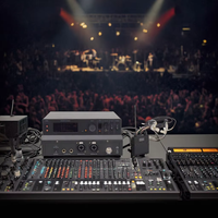 Système de monitoring intra-auriculaire sans fil professionnel stéréo pour musiciens et groupes, réponse en fréquence 20Hz-18KHz, piles AA, connecteur XLR, 85dB
