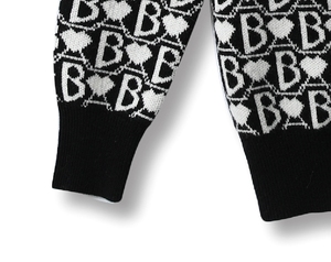 2024 Custom OEM&amp; ODM <strong>Ladies</strong> Luxury <strong>Black</strong> &amp;White Plaid Autumn Winter Stipe Knitted V Neck Long Sleeve <strong>Cardigan</strong> <strong>With</strong> Button - Product Image 6