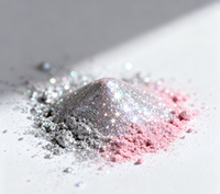Gel pailleté argenté nacré personnalisé avec logo, 5g, pour cheveux, corps et ongles, maquillage artistique, holographique, non toxique, longue durée, facile à appliquer