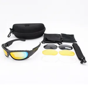 Lunettes de sport polarisées C6 équipement d'équitation lunettes de tir CS Z87 ensemble de lunettes de plein air