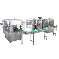 Machine de remplissage monobloc entièrement automatique par gravité pour vins blancs et spiritueux, rinçage, remplissage, bouchage de bouteilles en verre, fabricant certifié CE