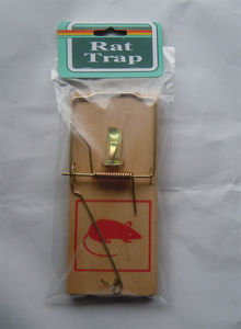 Trampa para ratones pedal de metal broche de madera ratón rata asesino ratones trampa para ratones jaula trampa para animales - Product Image 6