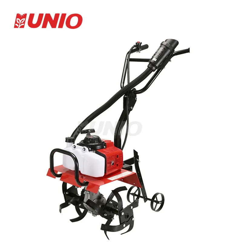 Quay đi bộ máy kéo mini tiller Máy tu điện tiller ổ đĩa vườn tiller tu