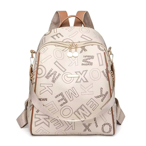 Mochila Cruzada de Moda para Mujer, Estilo PU con Letras y Cierre de Cremallera - Product Image 2