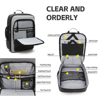 Sac à dos pour ordinateur portable résistant à l'eau pour homme avec logo personnalisable, adapté aux déplacements professionnels, multifonctionnel, sac de voyage de loisirs