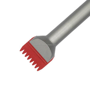 <span class=keywords><strong>Ciseau</strong></span> <span class=keywords><strong>à</strong></span> sculpter SDS Plus en acier allié <span class=keywords><strong>à</strong></span> tige ronde et pointe en V <span class=keywords><strong>à</strong></span> quatre dents pour <span class=keywords><strong>carrelage</strong></span>, béton, <span class=keywords><strong>brique</strong></span>, pierre et maçonnerie - Product Image 4