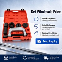 Kit d'outils extracteurs de rotules universelles en acier au carbone robuste (10 pièces) pour la réparation de châssis de voiture - Vente directe usine