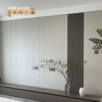 Métal flexible écologique Texture Style cristal de carbone/fibre de charbon de bois de bambou placage de bois PVC décoration panneau mural