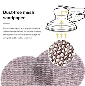 80Grit Grip 6 inch lưới chà nhám đĩa Net bụi-miễn phí Móc & vòng lặp giấy nhám mài mòn lưới đĩa thay thế cho mirka abrabet - Product Image 3