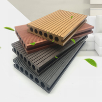 Revêtement de terrasse de marque Demax Panneau en bois composite en plastique de coextrusion pour l'extérieur