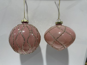 Palline di <span class=keywords><strong>Natale</strong></span> in Vetro Irregolari, Decorazioni Natalizie Appese, Ornamenti per Albero di <span class=keywords><strong>Natale</strong></span>, Forma Personalizzata Disegnata a Mano - Product Image 1