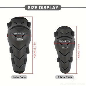 <span class=keywords><strong>VEMAR</strong></span>-Protector de Rodilla para Motocicleta, Protector de Codo para Motocross, Deportes Todoterreno, Equipo de Ciclismo MTB, 4 Unidades por Set - Product Image 6