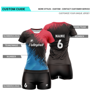 Divisa da Pallavolo Femminile Personalizzata con Design Rinfrescanti per Squadre, Maglia Bianca da Pallavolo Personalizzabile - Product Image 4