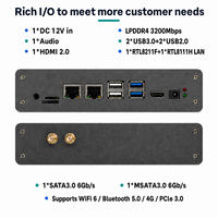 Mini PC Industrial Sin Ventilador Rockchip RK3568, HDMI 2.0, SATA 3.0, WIFI6, 4K -30 ° De la C a la 70 ° Mini PC sin Ventilador con Temperatura de Funcionamiento de 5W TDP