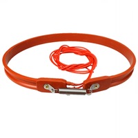 RUNNENG 25mm 4-adriges Silikon-Heizband 110V/220V 28W-320W 0-120°C Frostschutz für Rohr, Ventil, Tank