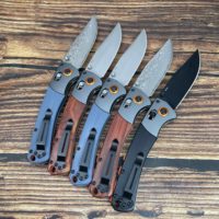 BM 15080 Hoogwaardig Damascus staal vouwmes, draagbaar met riemclip, outdoor camping survival EDC tactisch mes