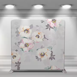 Double barre transversale Impression personnalisée Taie d'oreiller Rose Fleur Couverture <span class=keywords><strong>Photo</strong></span> Stand Photographie <span class=keywords><strong>Toile</strong></span> de fond Mur - Product Image 5