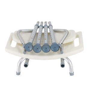 Newblue – chaise de douche médicale en alliage d'aluminium avec dossier, tabouret de bain pliable et antidérapant pour personnes âgées et femmes enceintes - Product Image 5