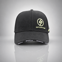 Casquette de baseball ajustable à visière incurvée avec logo personnalisé, brodée, 6 panneaux, en coton, style Dad Hat, pour événements et cadeaux promotionnels