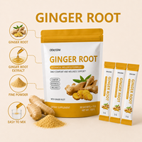 Poudre de gingembre du fournisseur d'usine avec 30 sachets individuels pour le bien-être botanique quotidien des adultes