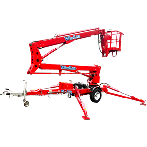 Plataforma de Trabalho Aéreo Montada em Trailer Wanlift, Elevador de Tesoura Rebocável - Product Image 2