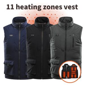 Gilet chauffant léger rechargeable avec logo personnalisé pour hommes et femmes, idéal pour la chasse, le ski et les activités de plein air en hiver, alimenté par batterie USB. - Product Image 6