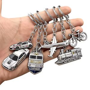Wholesale Antique Color Keyring <b>Ring</b> Keychains Metal <b>Name</b> Logo Design Key Chains for Souvenir Custom Promotional Gifts - Product Image 4
