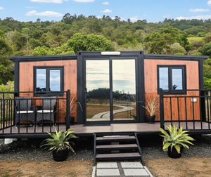 Kit de bungalow mobile à assemblage rapide, maisons mobiles, maison à 2 chambres, 2040 pieds, maison conteneur pliable extensible avec <span class=keywords><strong>terrasse</strong></span> et véranda - Product Image 1