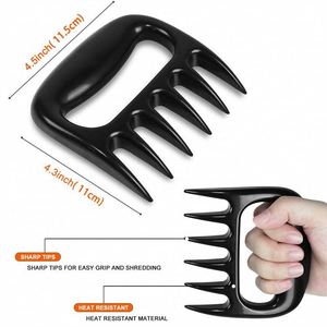 Kingwise Juego de Utensilios Ecológicos para Parrilla, 2 Piezas, Garra de Oso para Desmenuzar Carne de Cerdo, Desmenuzadores de Pollo, Divisor de Carne de Plástico ABS para Barbacoa - Product Image 5