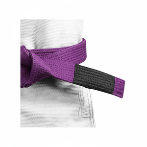 Durable Martial Arts Belts Double <b>Wrap</b> Low MOQ Martial arts BJJ belts with reinforced seams, breathable for academies customized - Product Image 1