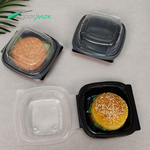 Boîte d'emballage alimentaire en plastique PP jetable personnalisée, adaptée au micro-ondes, pour restaurants, hamburgers - Product Image 4