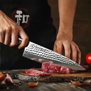 7 pz High end 73 strati damasco polvere acciaio 62-64 HRC coltelli giapponesi con blocco di legno cucina chef coltello set regali